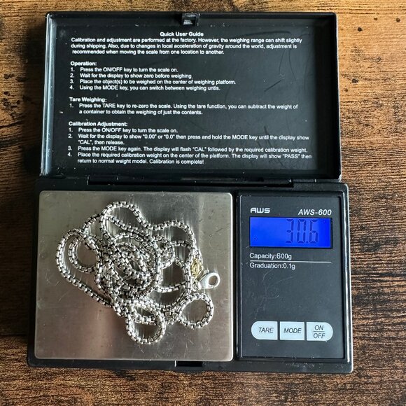 David Yurman Small Box Chain Necklace w/ 14K Gold - 2.7mm - 35.75" - Picture 15 of 15